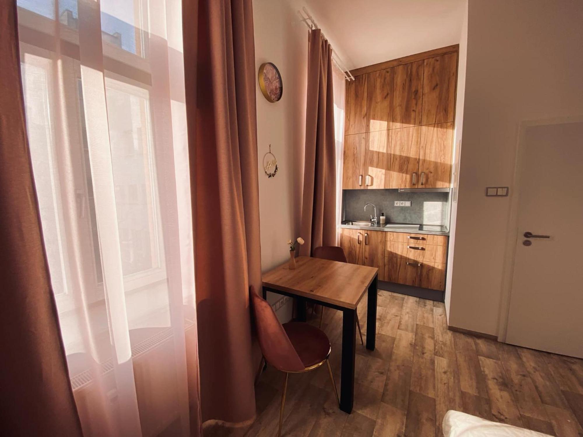 Kompletne Vybavene Studio U Divadla - Wi-Fi Zdarma Pardubice Bagian luar foto